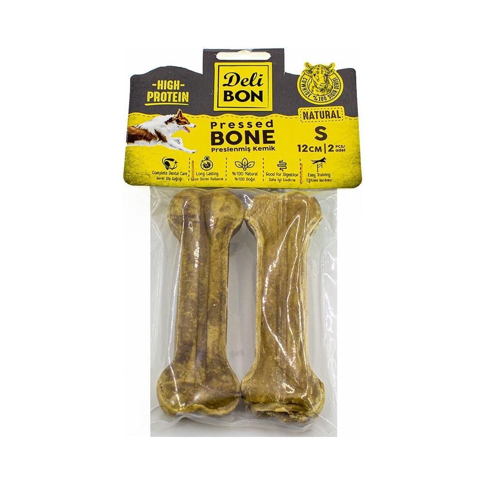 DeliBon Natural Press Köpek Kemik 12 cm 2 AdetDeliBon