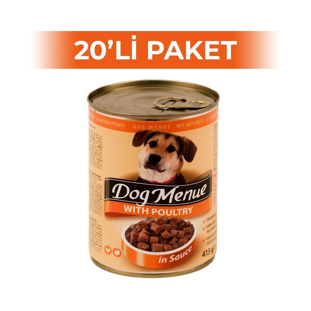 Dog Menue Kümes Hayvanlı Konserve Köpek Maması 415 gr 20 AdetDog Menue