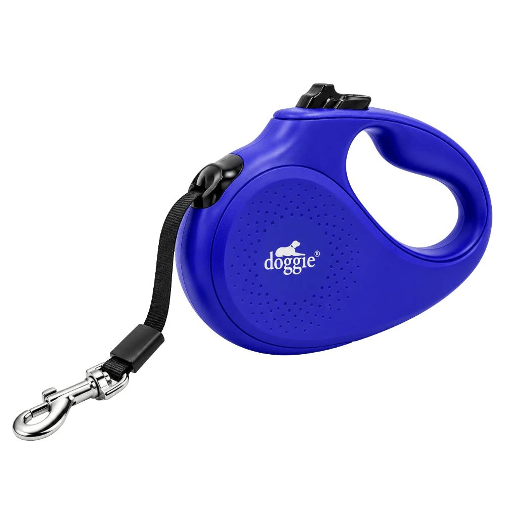 Doggie Master XS Otomatik Köpek Gezdirme Tasması Mavi 12 kg / 3 mDoggie