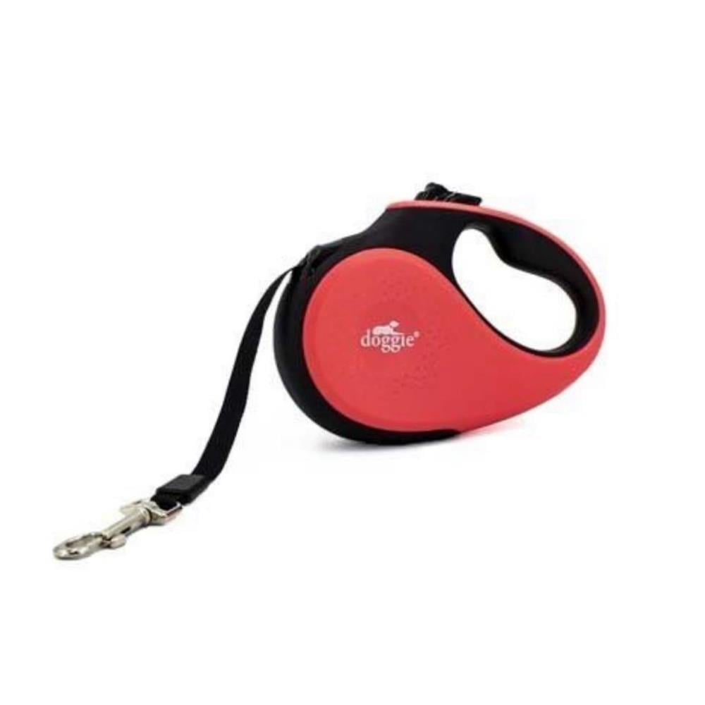 Doggie Otomatik Köpek Tasması Soft L 50 Kg 5M PembeDoggie