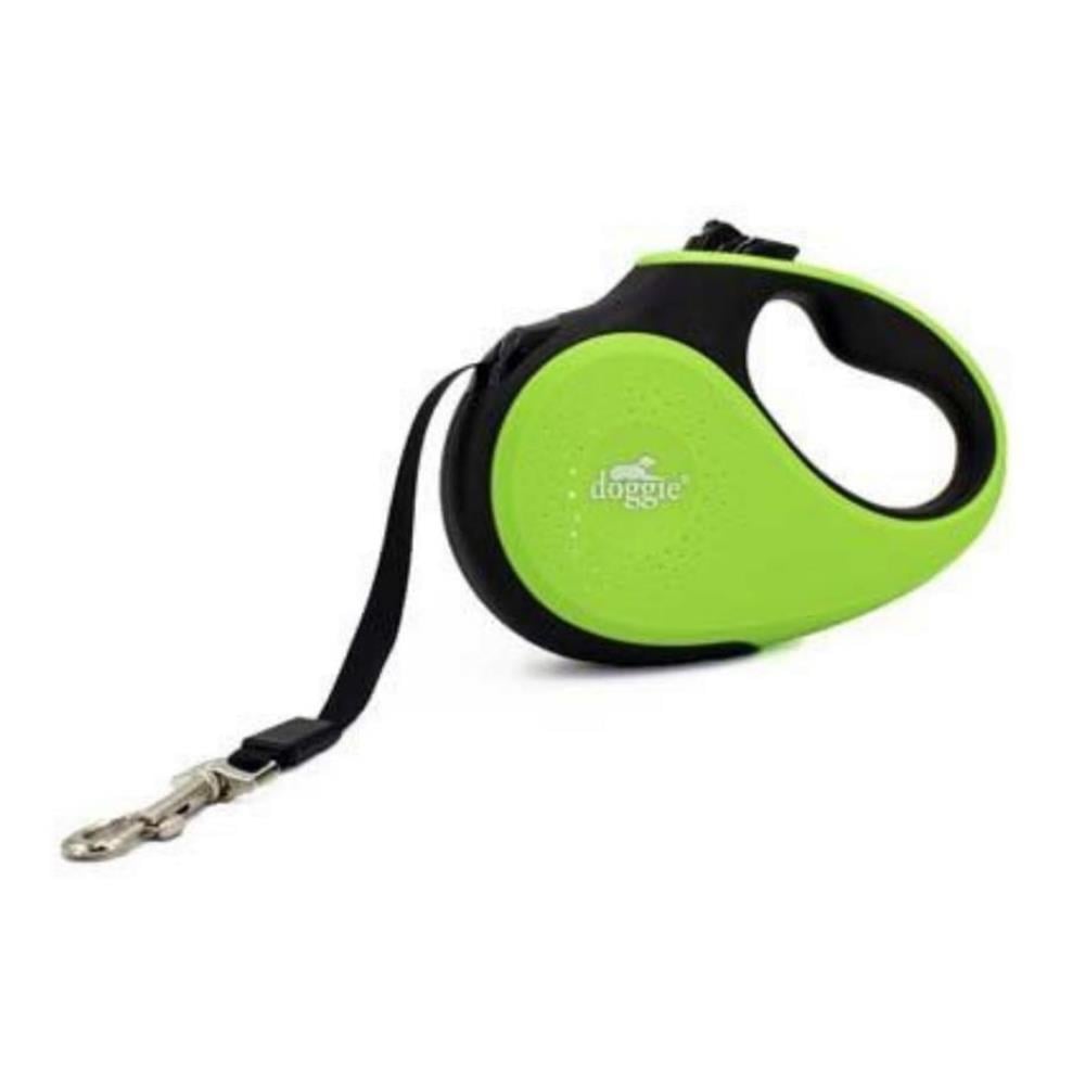 Doggie Otomatik Köpek Tasması Soft M 25 Kg 5M YeşilDoggie