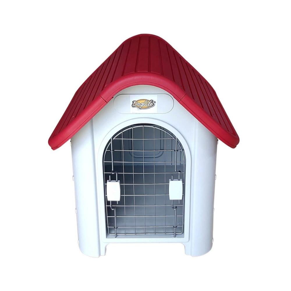 Doglife Ravello Plastik Köpek Kulübesi Kapılı 75x60x66 cmDoglife