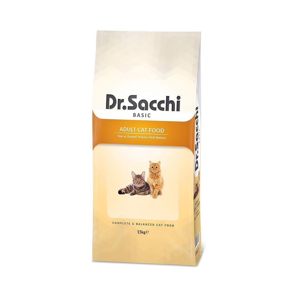 Dr.Sacchi Basic Chicken Tavuklu Yetişkin Kedi Maması 15 kgDr. Sacchi