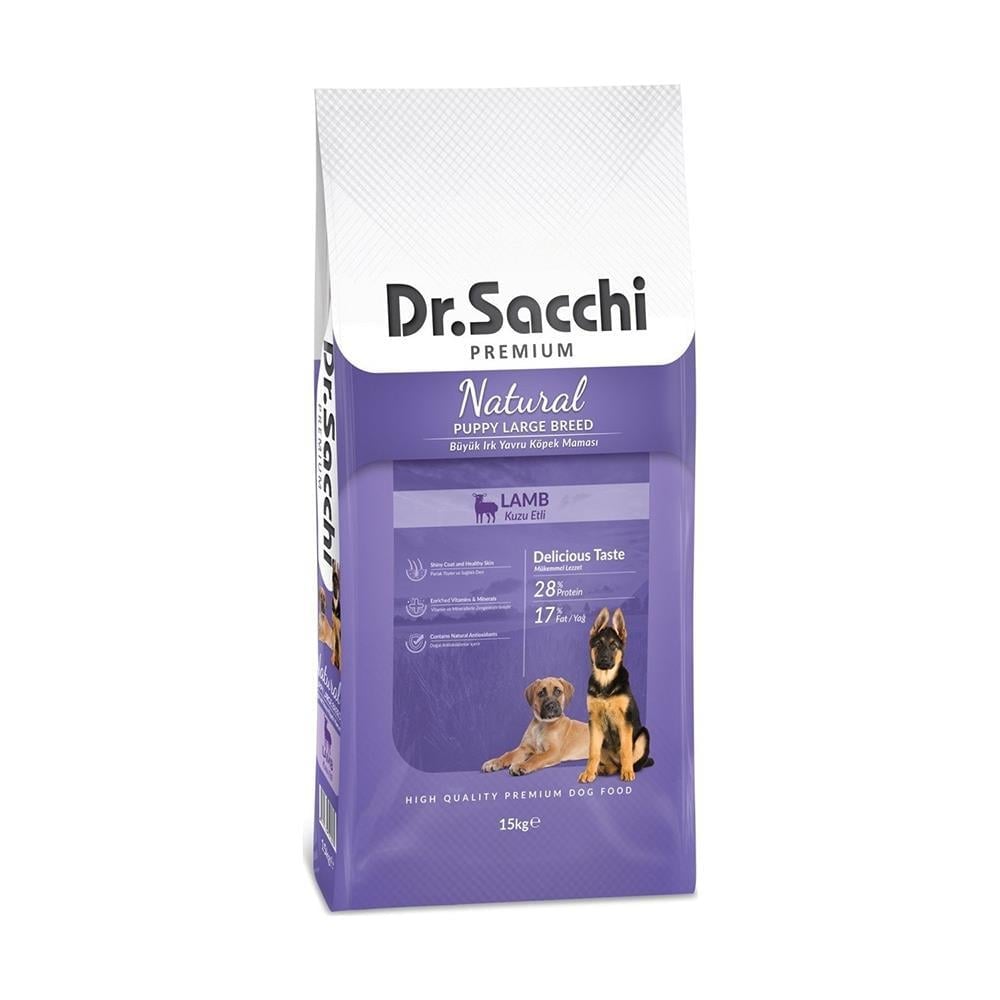 Dr.Sacchi Büyük Irk Kuzu Etli Yavru Köpek Maması 15 kgDr. Sacchi