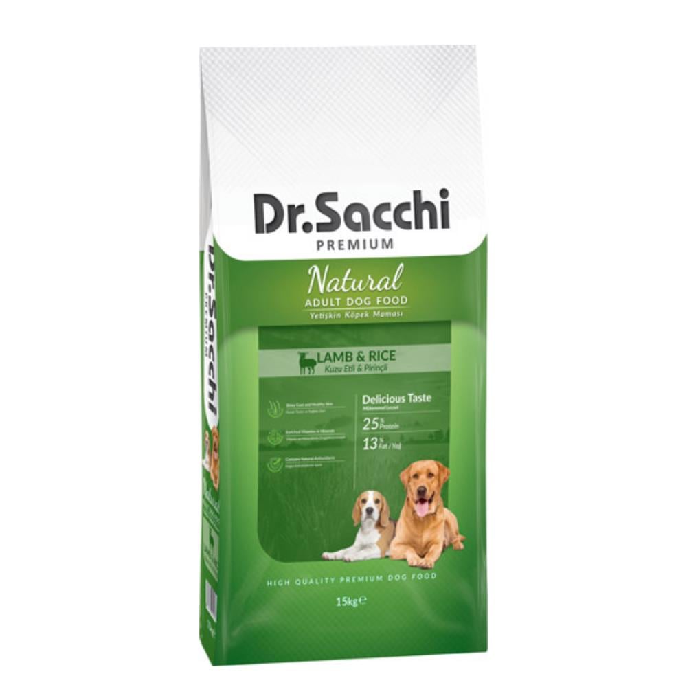 Dr.Sacchi Premium Kuzu Etli Yetişkin Köpek Maması 15 kgDr. Sacchi