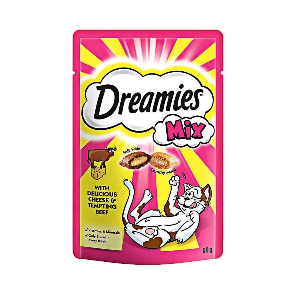 Dreamies Mix Kedi Ödül Maması Sığır Etli ve Peynirli 60 grDreamies