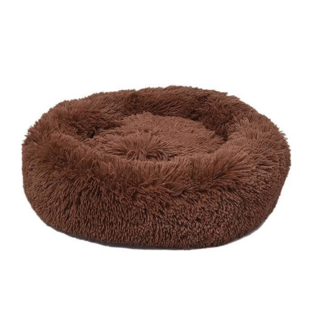 Dubex Ponchik Peluş Yuvarlak Yatak Tarçın Large Dubex