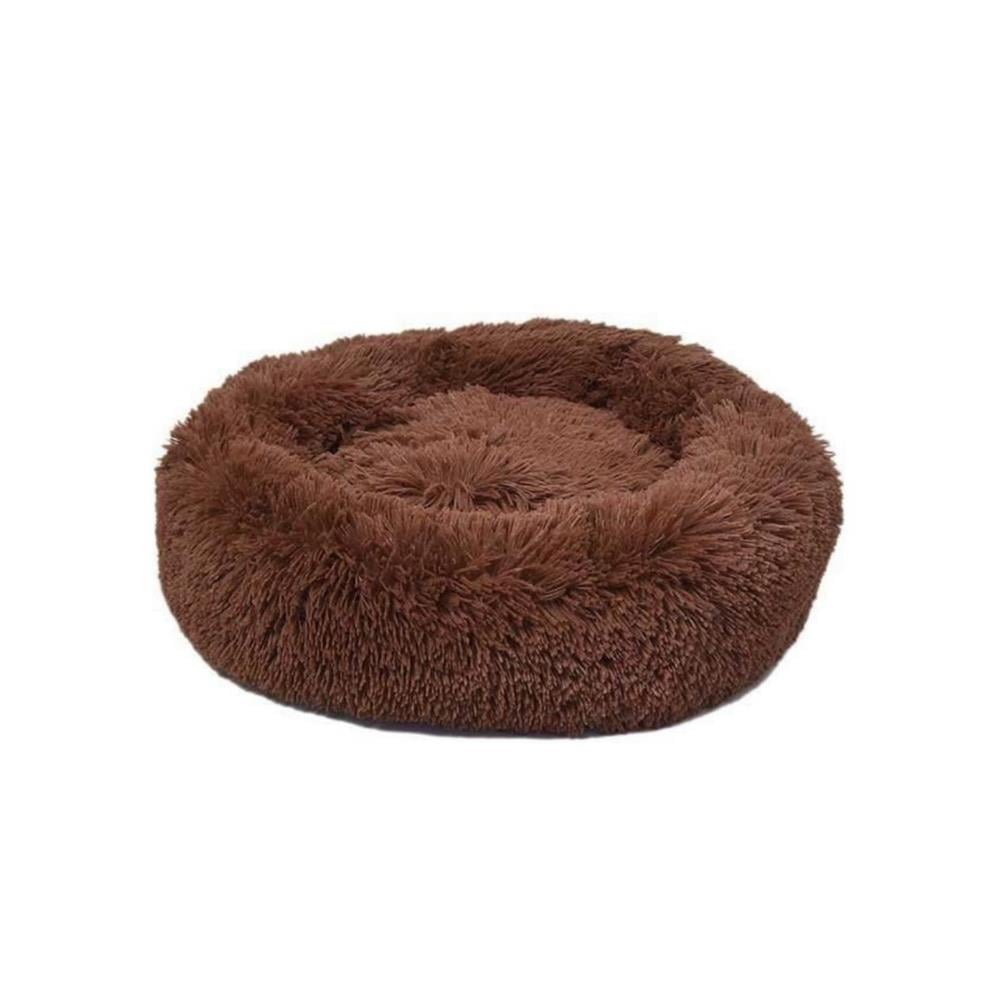 Dubex Ponchik Peluş Yuvarlak Yatak Tarçın MediumDubex