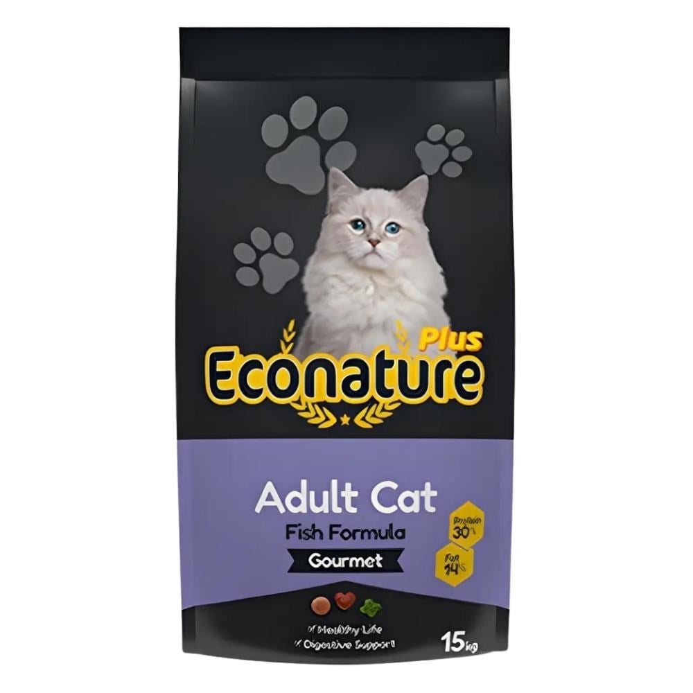 Econature Plus Balıklı Yetişkin Kedi Maması 15 kgECONATURE