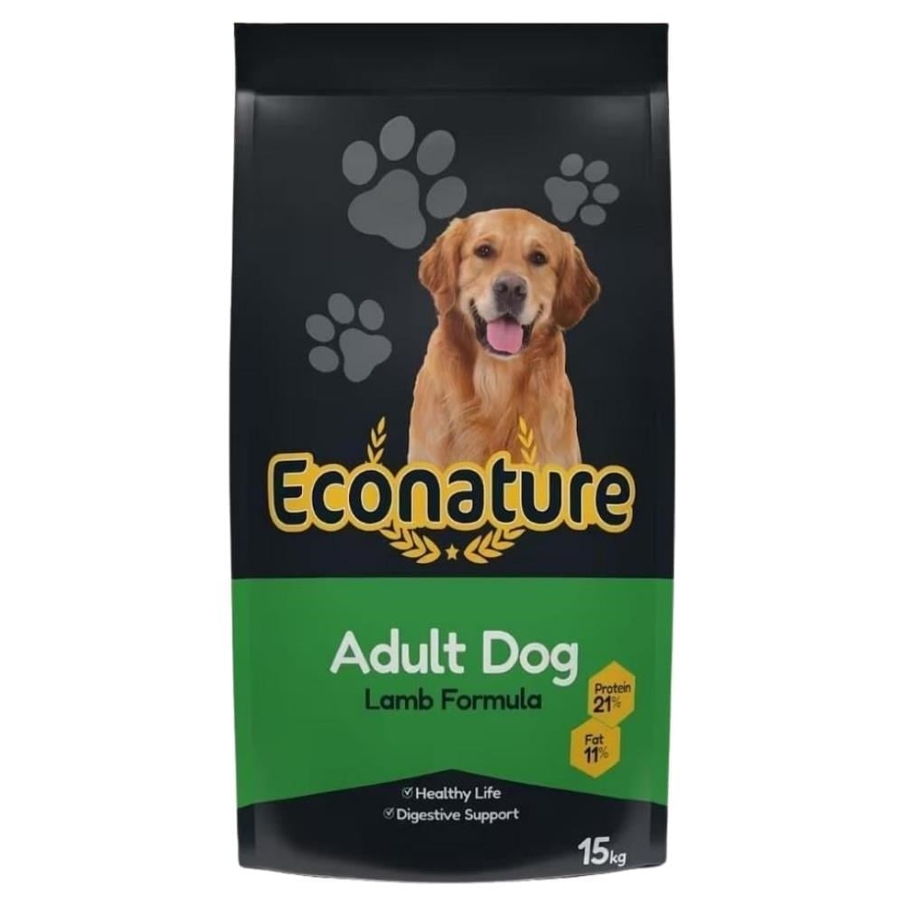Econature Plus Kuzu Etli Yetişkin Köpek Maması 15 kgECONATURE
