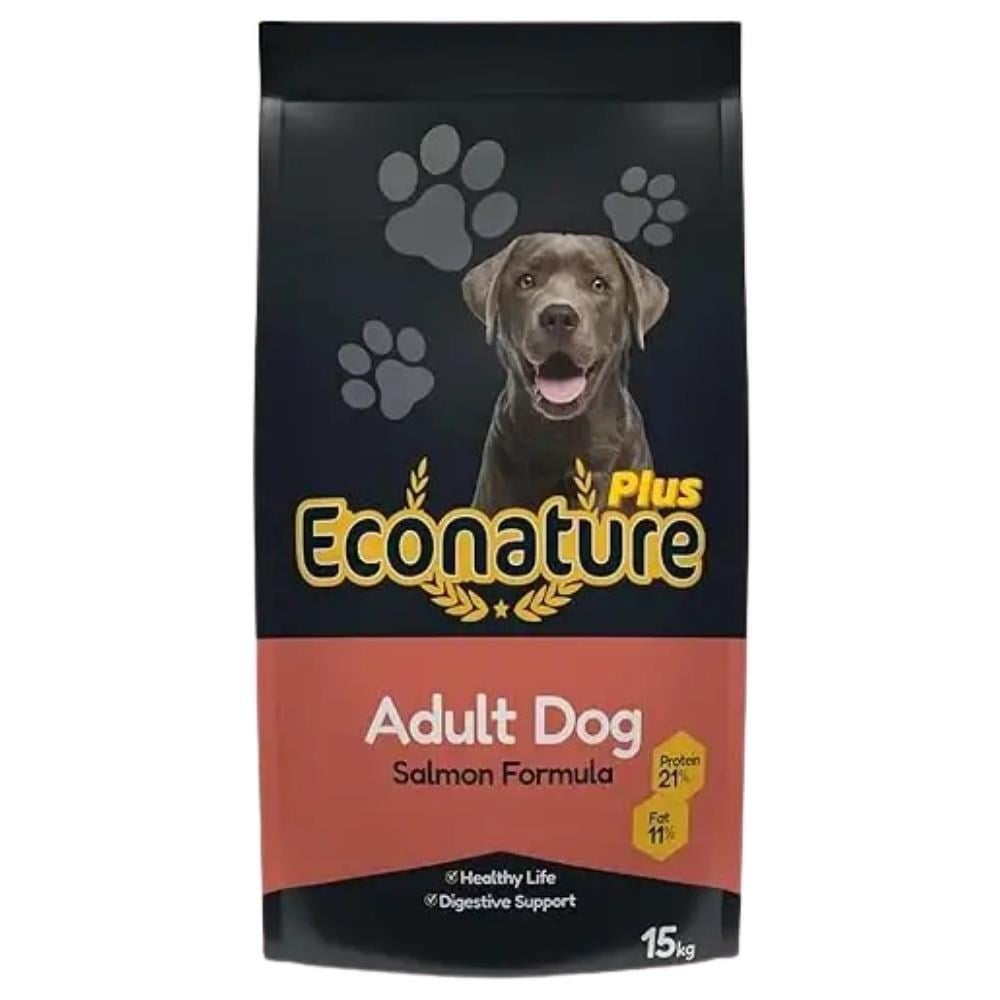 Econature Plus Somonlu Yetişkin Köpek Maması 15 kgECONATURE