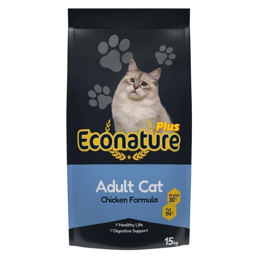Econature Plus Tavuklu Yetişkin Kedi Maması 15 kgECONATURE