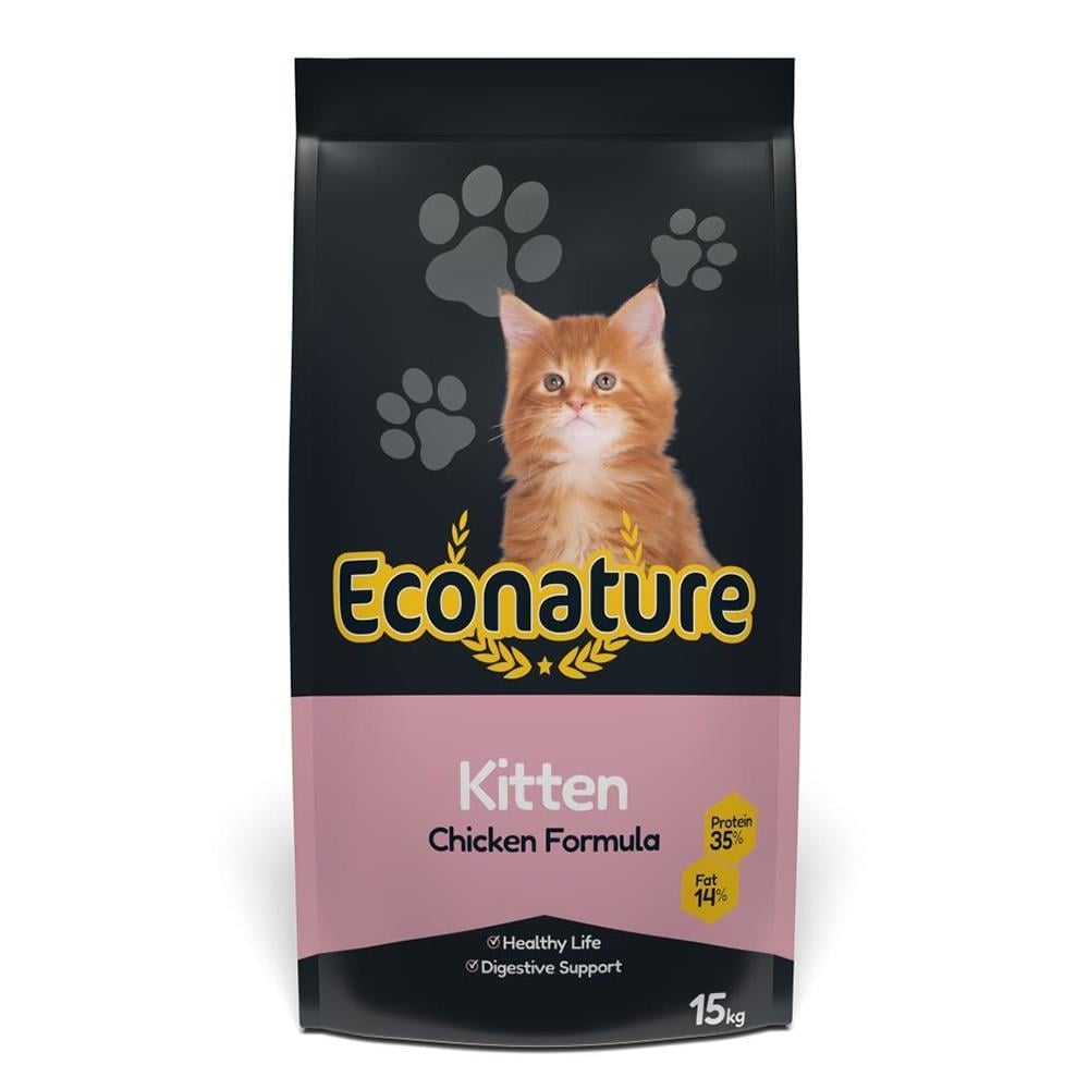 Econature Tavuklu Yavru Kedi Maması 15 kgECONATURE