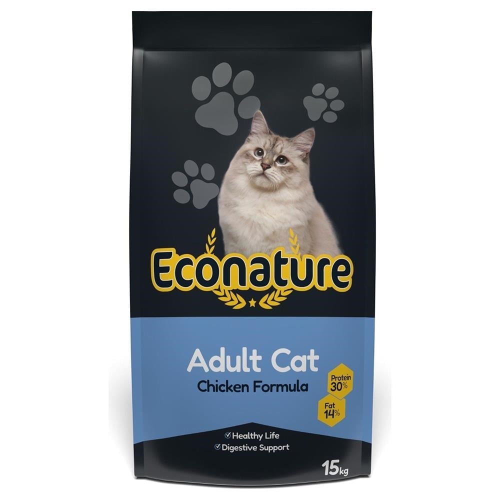 Econature Tavuklu Yetişkin Kedi Maması 15 kgECONATURE