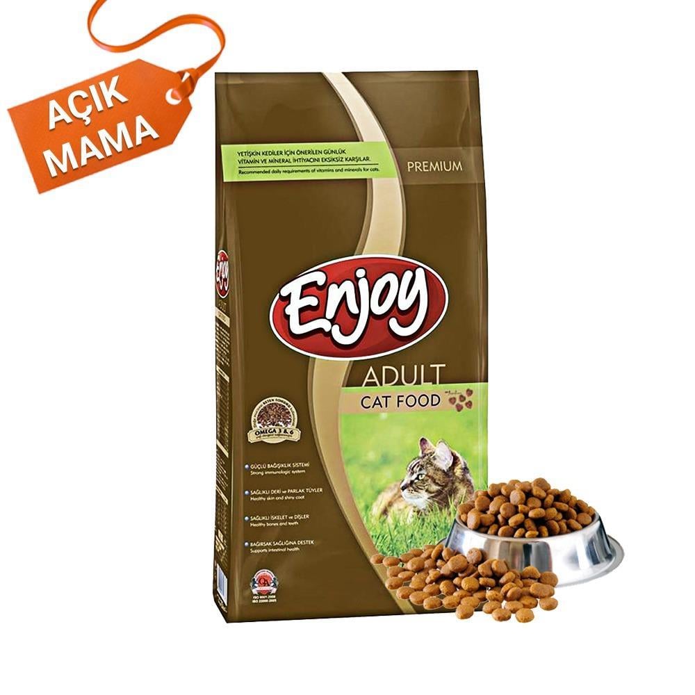 Enjoy Tavuklu Yetişkin Kedi Maması 2 kg Açık Mama Enjoy