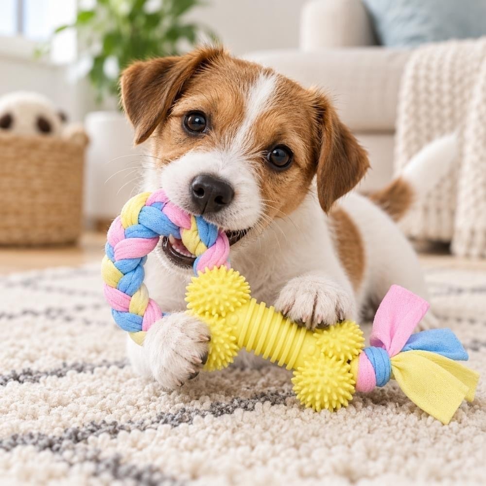 EuroDog Puppy Toys Sarı Kemik Diş Kaşıma Köpek OyuncağıEuroGold