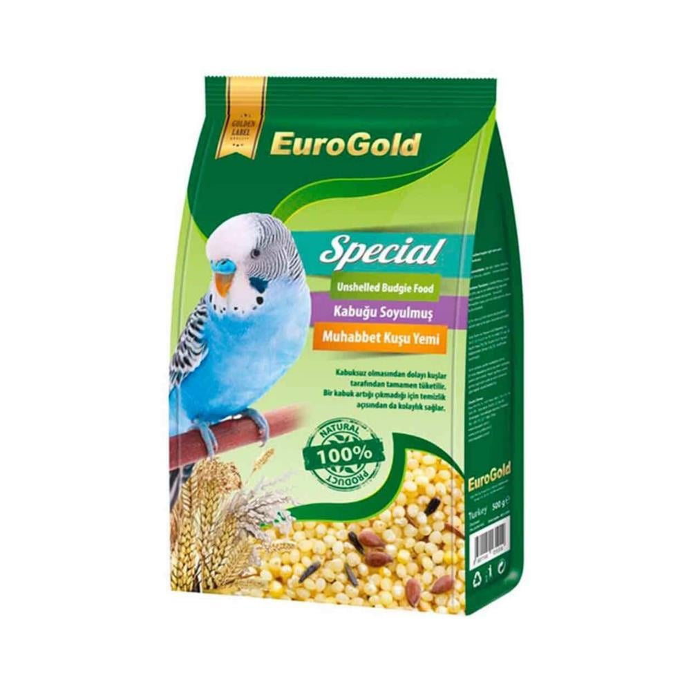 Eurogold Kabuksuz Muhabbet Kuşu Yemi 500 GrEuroGold