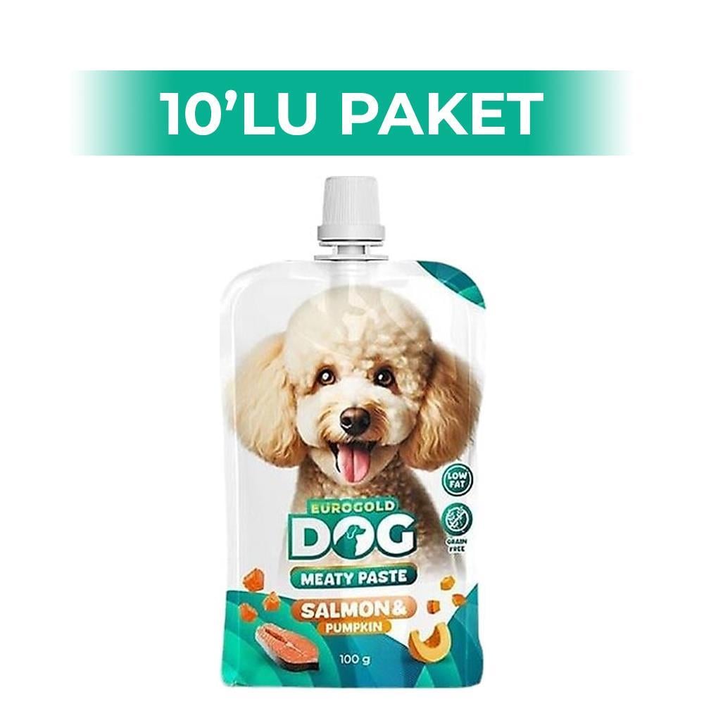 EuroGold Somon ve Balkabağı Ezme Köpek Ödülü 100 gr 10 AdetEuroGold