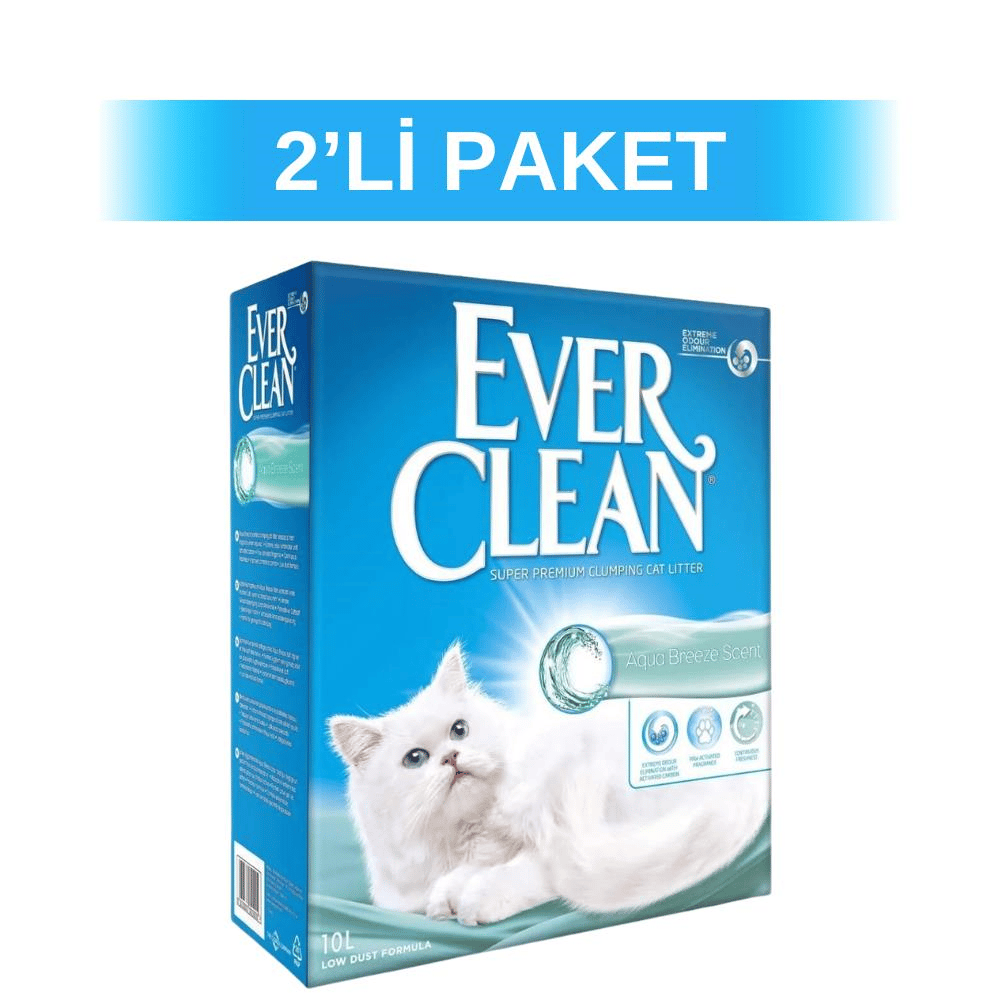 Ever Clean Aqua Breeze Okyanus Esintisi Kedi Kumu 6 lt 2 AdetEver Clean