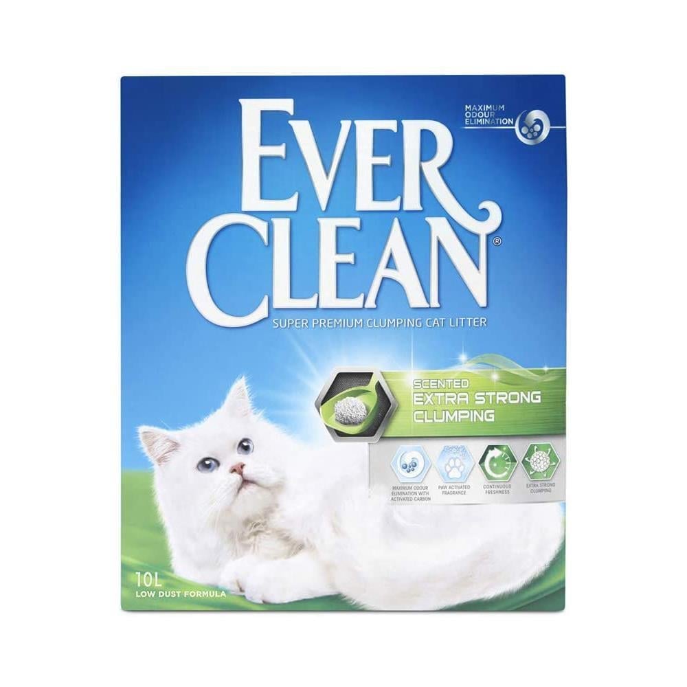 Ever Clean Strength Ekstra Güçlü Kokulu Topaklanan Kedi Kumu 10 ltEver Clean