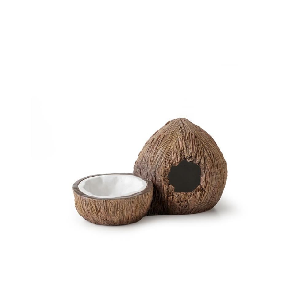 Exo Terra Ex Sürüngen Dekoru Coconut Saklanma Alanı-Su KabıExo Terra