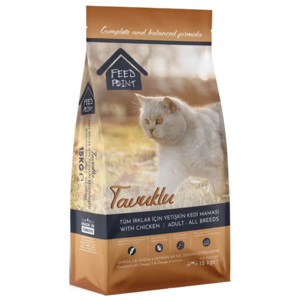 Feed Point Tavuklu Yetişkin Kedi Maması 15 kgDiğer