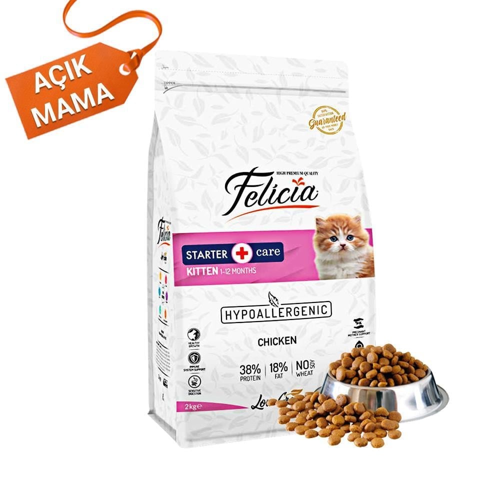 Felicia Tavuklu Yavru Kedi Maması 5 kg Açık MamaFelicia