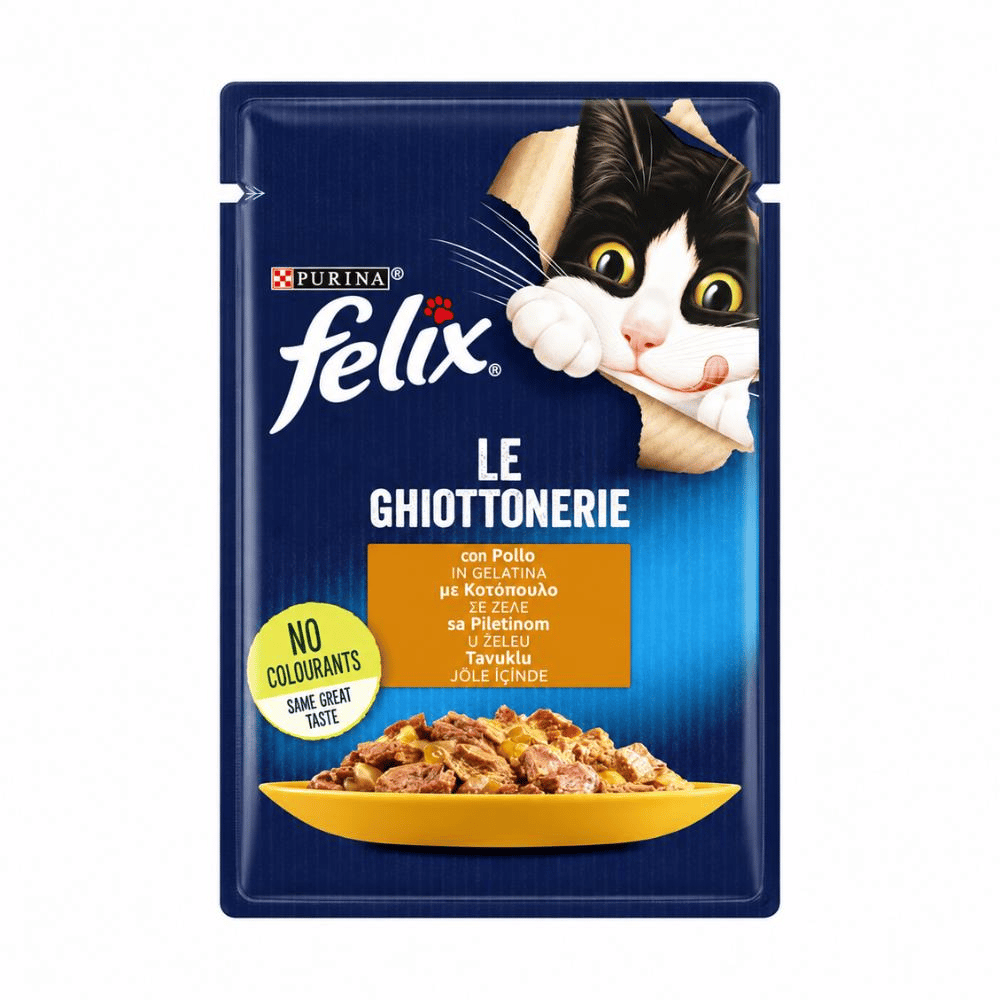 Felix Jöle İçinde Tavuklu Yetişkin Kedi Yaş Maması 85 grFelix
