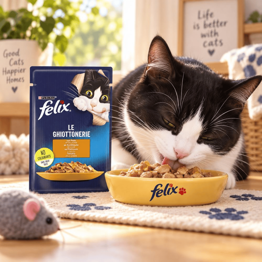 Felix Jöle İçinde Tavuklu Yetişkin Kedi Yaş Maması 85 grFelix