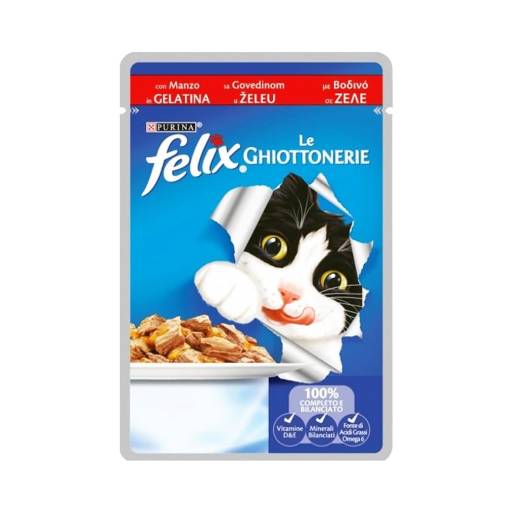 Felix Junior Sığır Etli Yavru Pouch Kedi Maması 100 grFelix