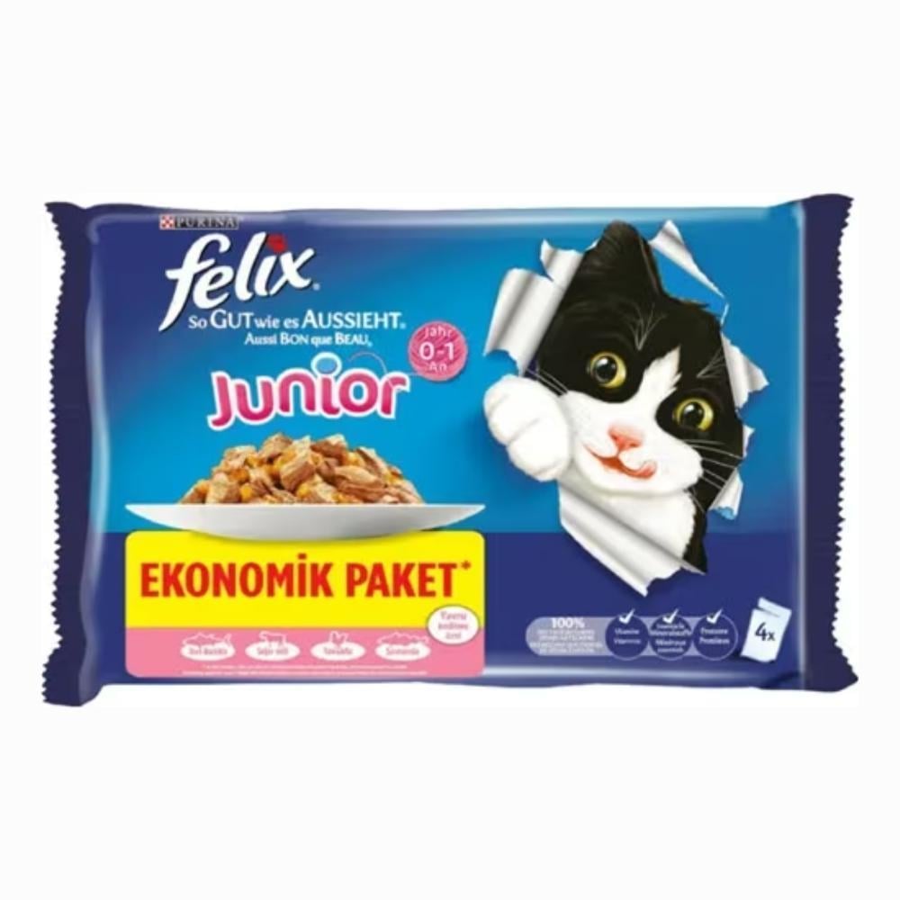 Felix Junior Yavru Yaş Kedi Maması 4 Al 3 ÖdeFelix