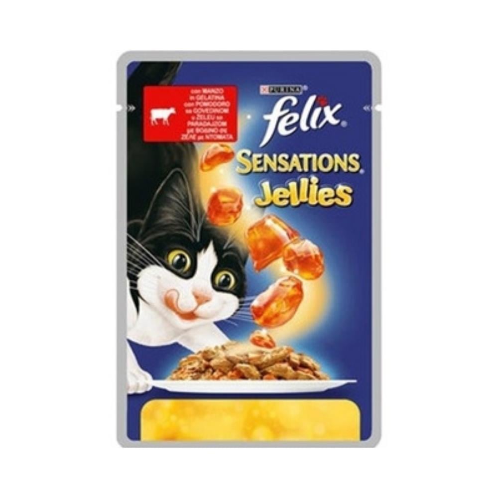 Felix Sığır Etli ve Domatesli Yaş Kedi Maması 100 grFelix