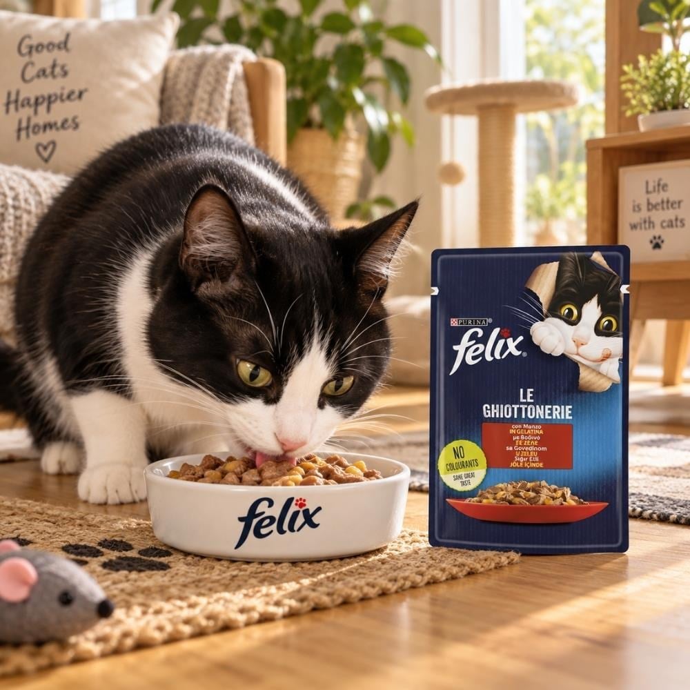 Felix Sığır Etli Yetişkin Kedi Yaş Maması 85 grFelix