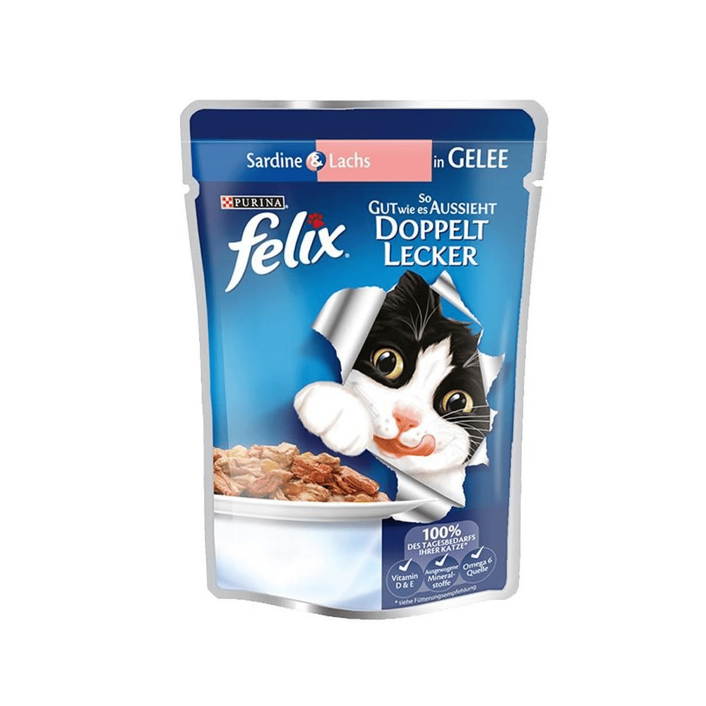 Felix Somon Sardalya Yaş Kedi Maması 100 grFelix