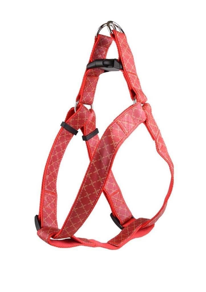 Flamingo Odin Köpek Göğüs Tasması Kırmızı 10 mm x 35-50 cmFlamingo