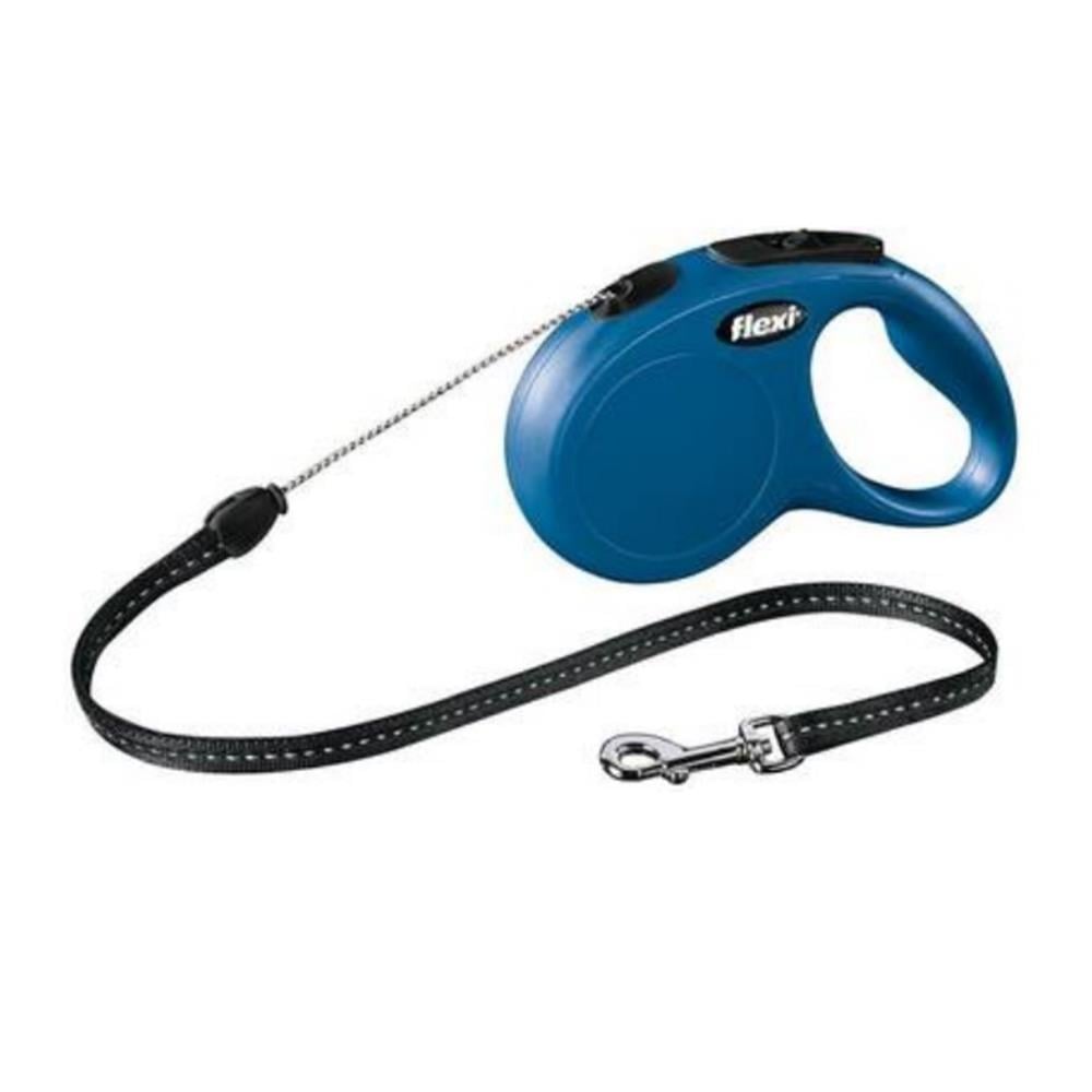 Flexi New Classic Medium 5m İp Gezdirme MaviFlexi