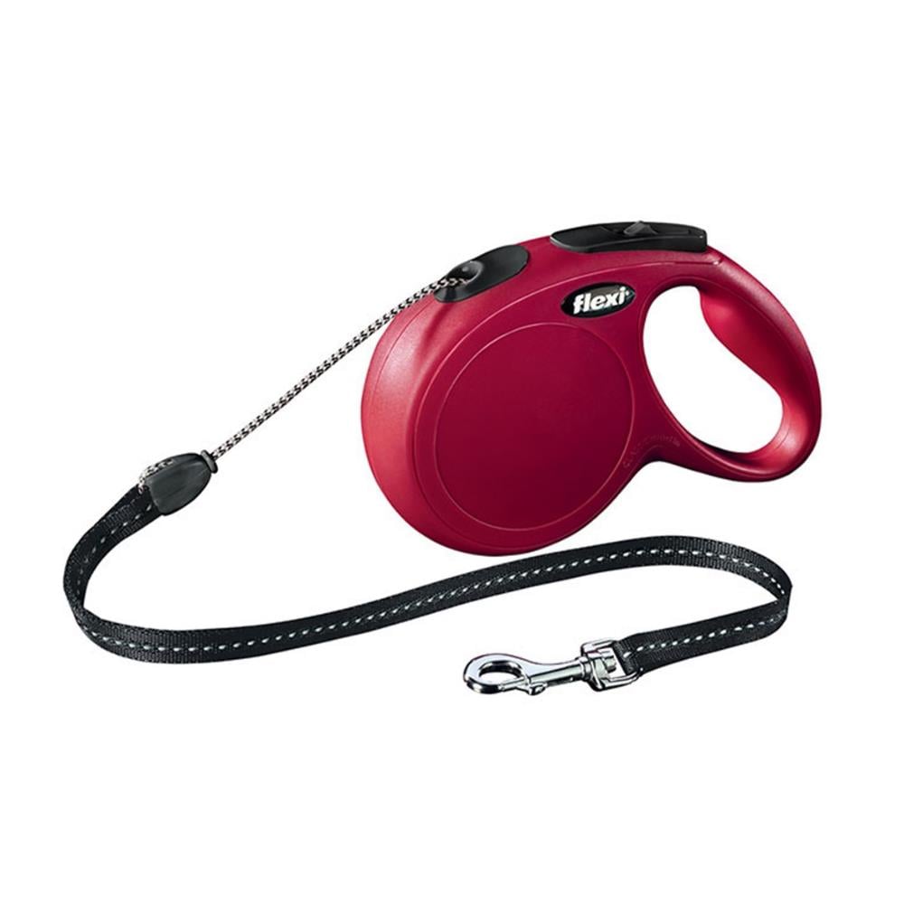 Flexi New Classic Medium 8m İp Gezdirme KırmızıFlexi