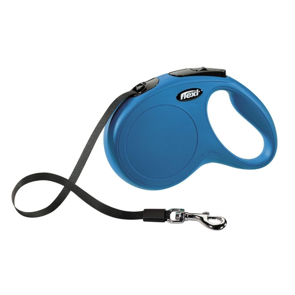 Flexi New Classic Medium Gezdirme Kayışı Mavi 5 mFlexi