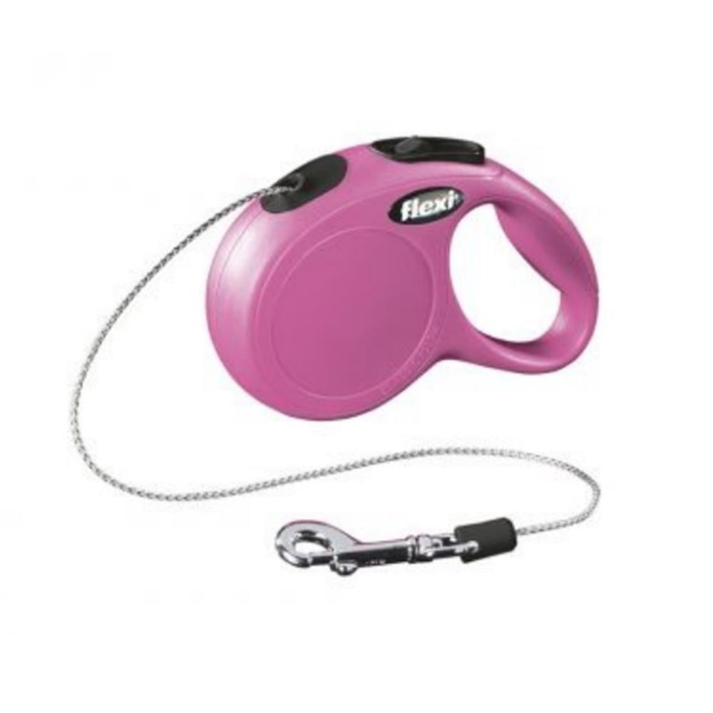 Flexi New Classic Small 5m İp Gezdirme PembeFlexi