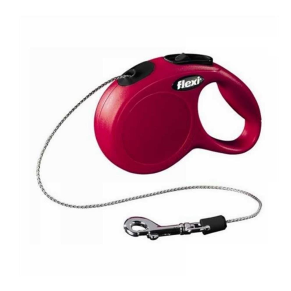 Flexi New Classic Small 5m İp Gezdirme KırmızıFlexi
