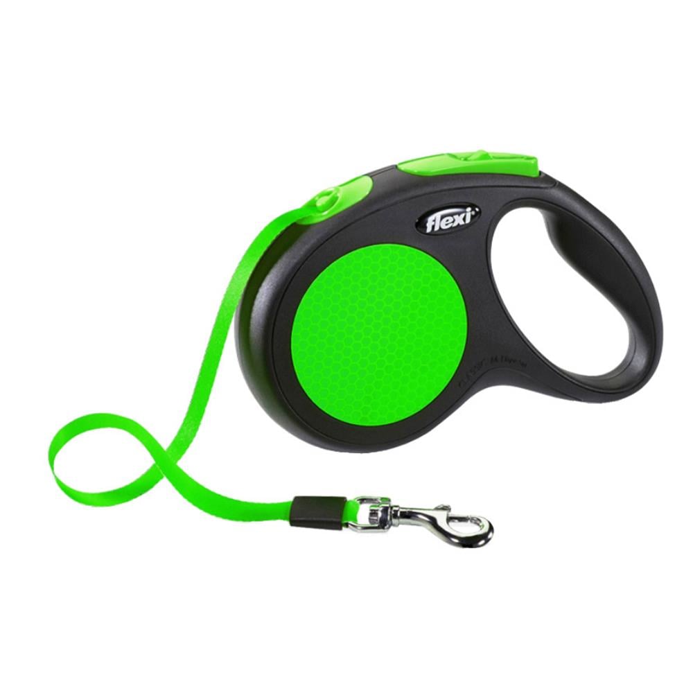 Flexi New Neon Medium 5m Şerit Gezdirme YeşilFlexi