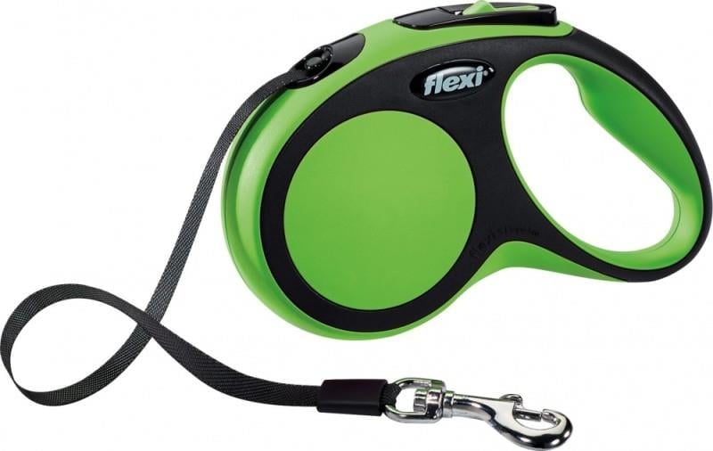 Flexi Yeni Comfort Gezdirme Kayışı S 5m YeşilFlexi
