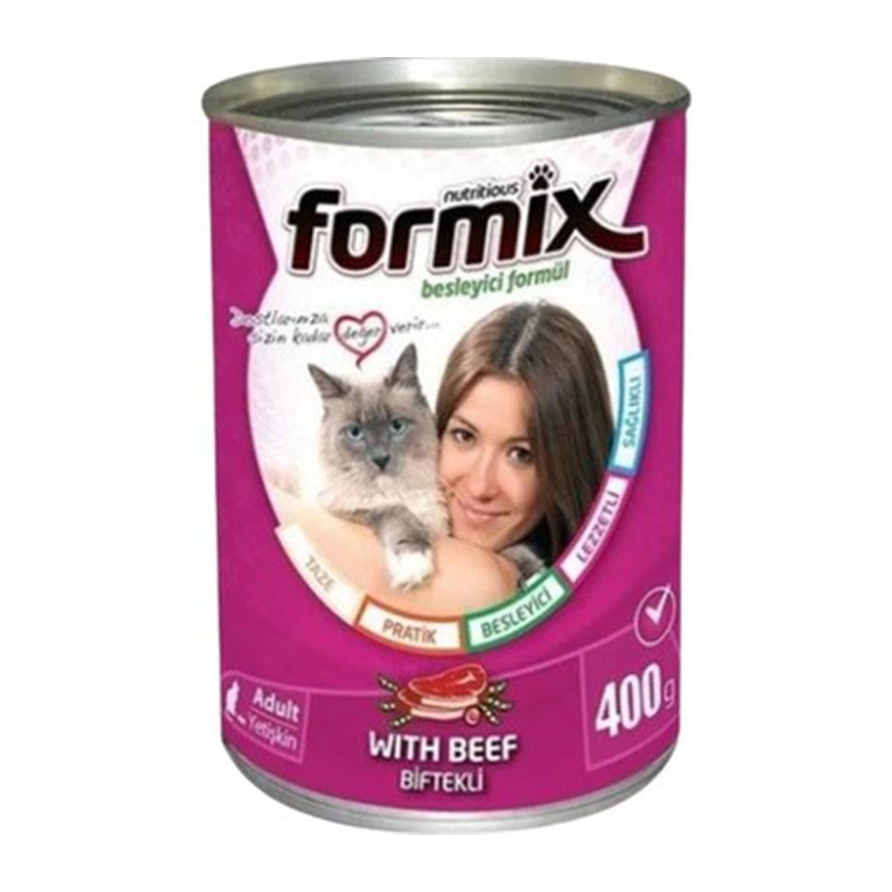 Formix Biftekli Yetişkin Kedi Konservesi 400 grFormix