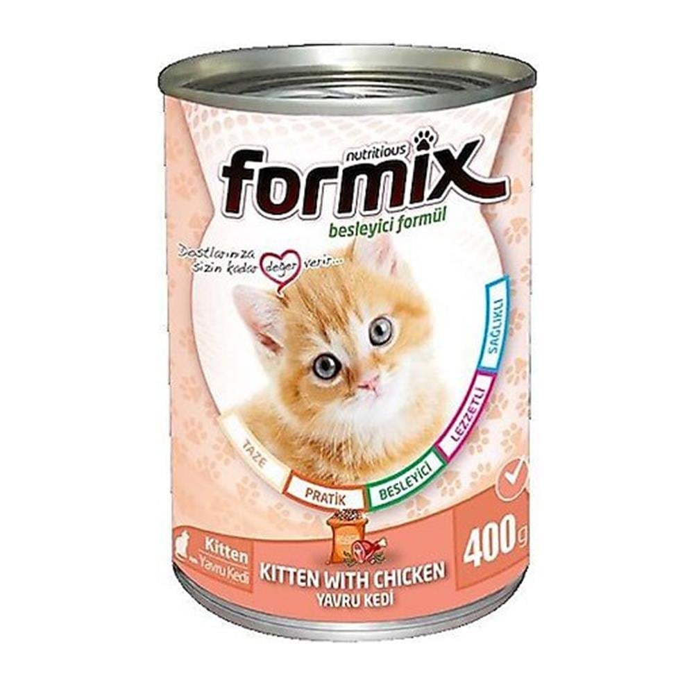 Formix Tavuklu Yavru Kedi Konservesi 400 grFormix