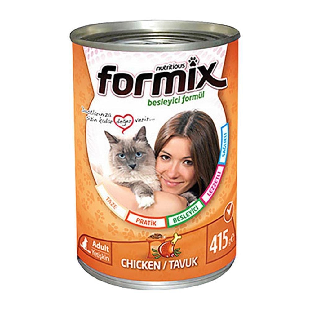 Formix Yetişkin Tavuklu Kedi Konservesi 400 grFormix