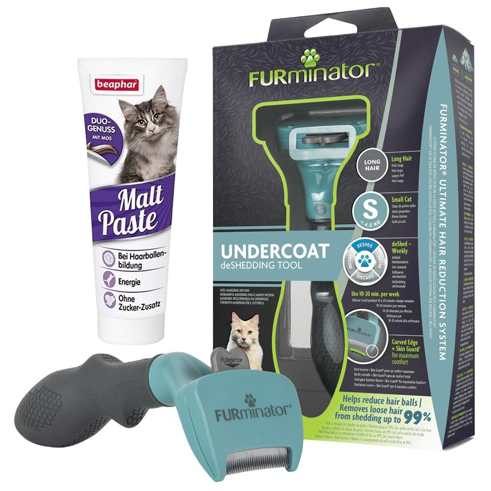Furminator Uzun Tüylü Kedi Tarağı - Beaphar Kedi Malt HediyeliFURMINATOR