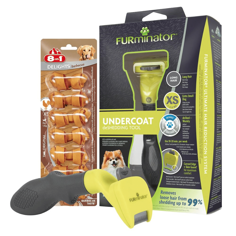 Furminator Uzun Tüylü Küçük Irk Köpek Tarağı - HediyeliFURMINATOR