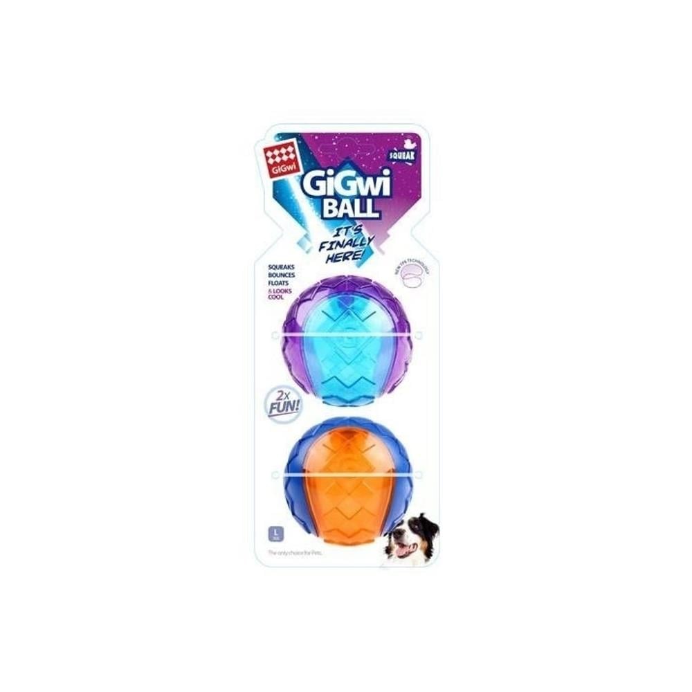 Gigwi Ball Sert Sesli Top Köpek Oyuncağı  2’li LargeGigwi