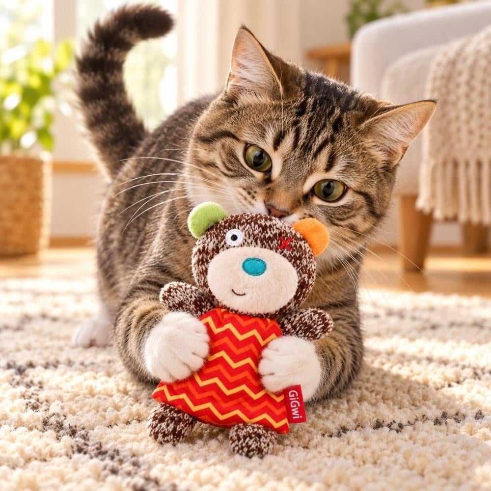 GiGwi Catnipli Ayı Kedi OyuncağıGigwi