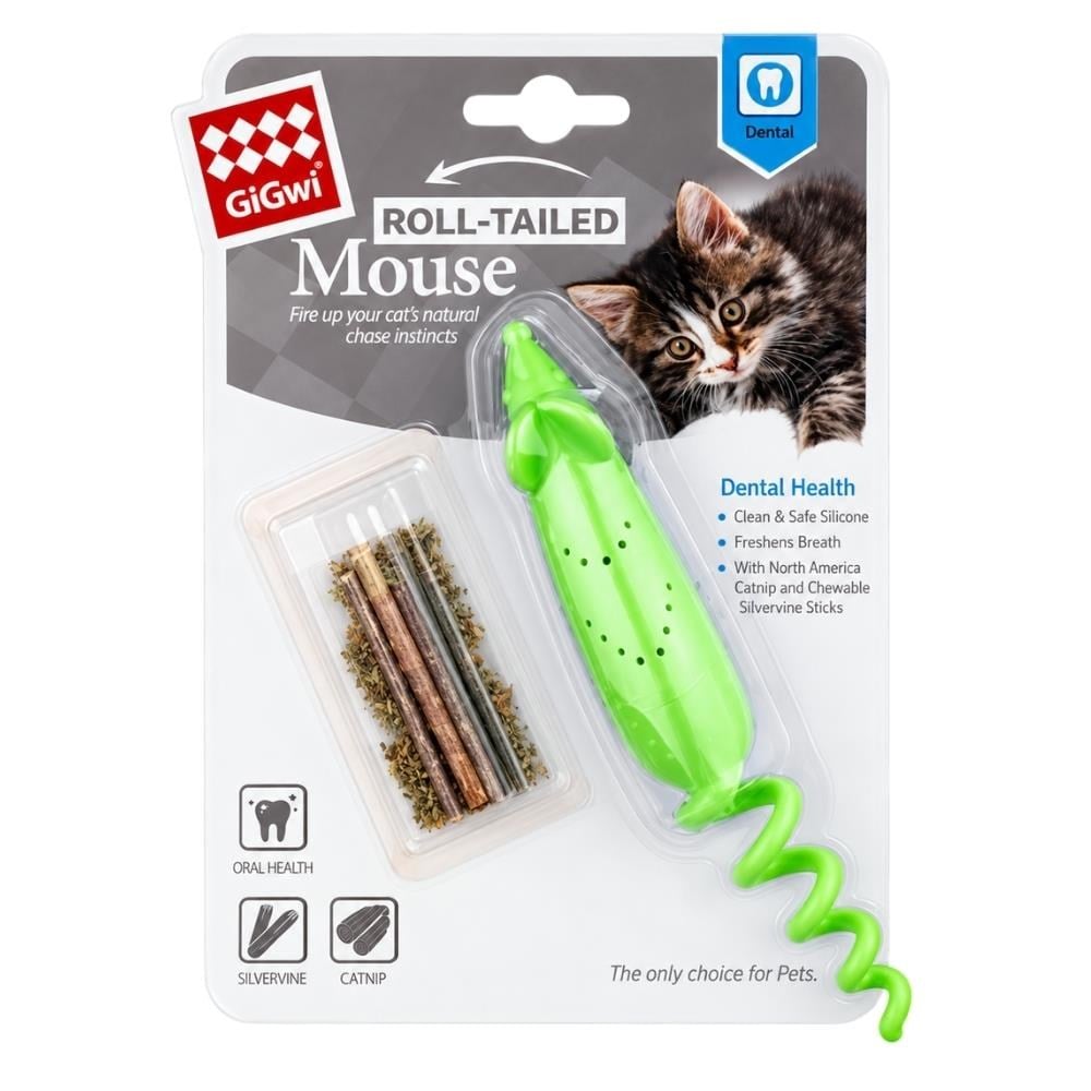 GiGwi Catnipli Fare Şeklinde Kedi Oyuncağı 16 cmGigwi